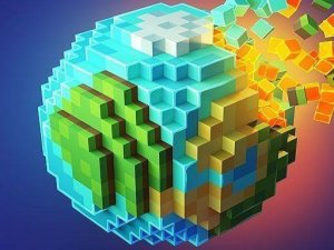 Pixel World Online Game - Building Sim