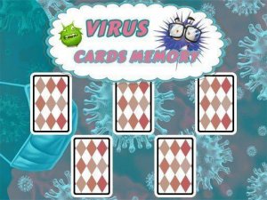 Virus Cards Memory Online Puzzle Game
