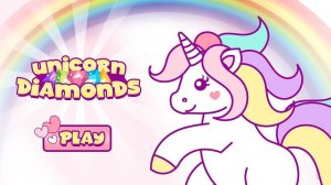 Unicorn Diamonds Match 3 Puzzle Game