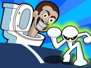 Stickman vs Skibidi Toilet - Free Online Action Game