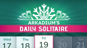 Arkadium's Daily Solitaire Online Game - Card Puzzle Game