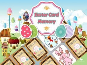 Easter Card Memory Deluxe Online Puzzle Game