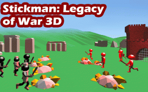 Stickman 3D Legacy of War - Online Action Strategy Game